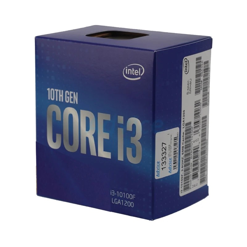 CPU (ซีพียู) 1200 INTEL CORE I3-10100F 3.60 GHz Warranty 3 - Y