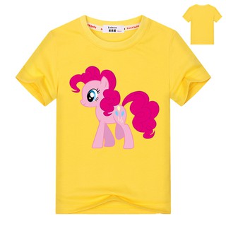 เสื้อยืดผ้าฝ้ายแขนสั้น My Little Pony สำหรับเด็กวัยหัดเดิน