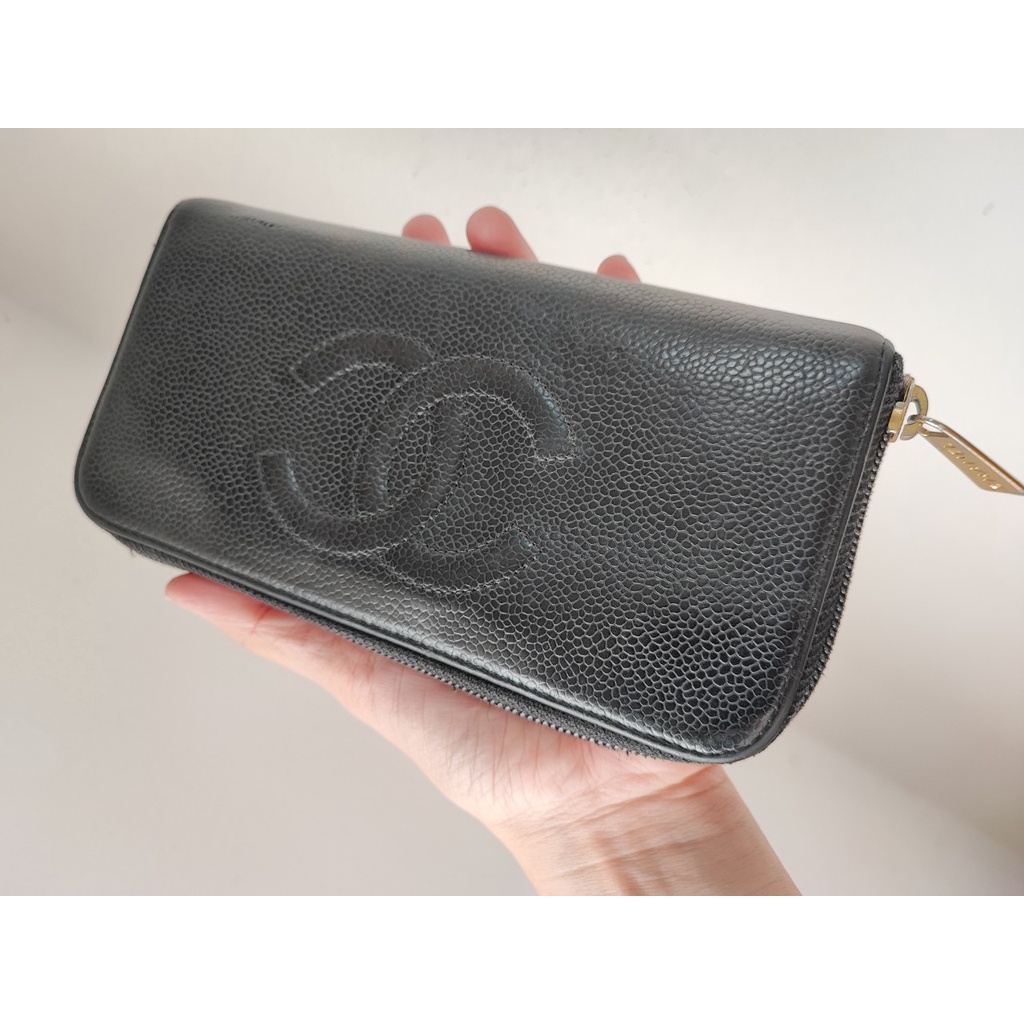 Chanel wallet Vintage กระเป๋าสตางค์ใบยาว มือสอง