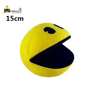 【ราคาถูก】FBYUJ 1 Pcs. Pixels Movie Pacman Stuffed Toy Doll, Pac Man Pac-man Smiling Face Plush Toys Q Bert Christmas Gifts