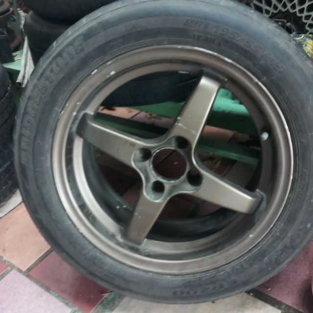 ล้อ lenso 4รู100 มือสอง