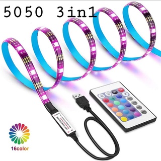 ไฟริบบิ้น USB Strip Light 2835, 5050 แสง RGB