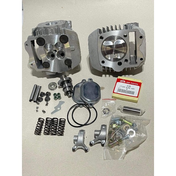 ชุด125/4วาวลูก66มิลอุปกรณ์ครบชุดพร้อมเซ็ท ขนาดวาว24-21 เสื้อสูบปลอกนอกหนา69.2มิล