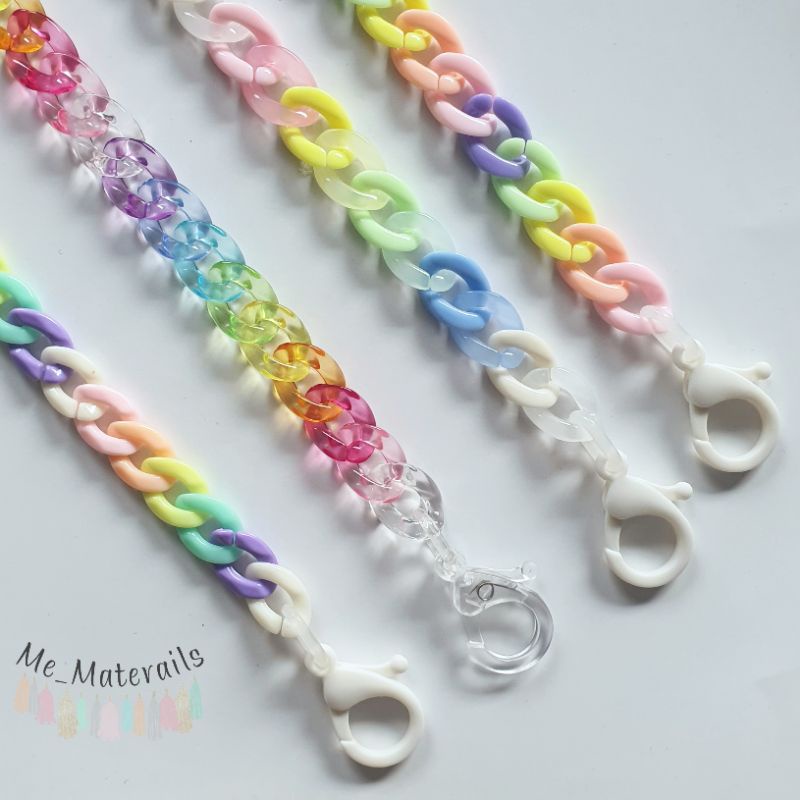 สายคล้องแมสโซ่ สีพาสเทล มีหลายแบบให้เลือก