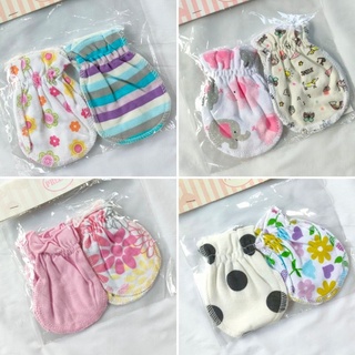 ถุงมือเด็กอ่อน แพ็คละ2คู่ พร้อมส่ง