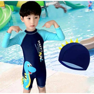 EXCEED Kids Swimming Suit เซ็ตเด็กชุดว่ายน้ำบอดี้สูทเด็ก ชุดว่ายน้ำเด็กลายการ์ตูน (SWB001)