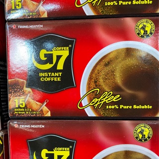 G7 กาแฟดำ 30g. 15ซอง