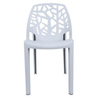 PLASTIC CHAIR SPRING AMAZON 46.5X57.5X82CM GREY เก้าอี้อเนกประสงค์  AMAZON สีเทา โต๊ะและเก้าอี้ เฟอร์นิเจอร์นอกบ้าน สวนแ