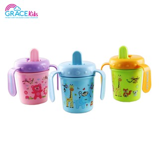 Grace Kids ถ้วยหัดดื่ม แก้วหัดดื่ม คละสี คละลาย