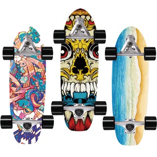 สถลมารค กระดานโต้คลื่น CX7 surfskate ภาคตะวันออกเฉียงเหนือเมเปิล ปัดกวาด ผู้เริ่มต้น เล่นกระดานโต้คลื่น 74CM