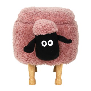 สตูล FURDINI SHEEPY CY-8034-1 สีชมพู เปลี่ยนมุมเดิมๆให้ดูสวยงามขึ้นด้วย สตูล จากแบรนด์ FURDINI วัสดุบุฟองน้ำหุ้มด้วยผ้าข