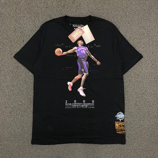 Mitchell&amp;ness KOBE RBRYANTTRIBUTE เสื้อยืดพรีเมี่ยม สีดํา