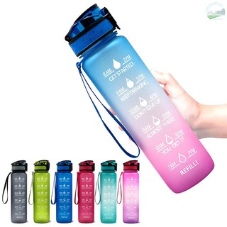 ขวดน้ํา Bpa Free &amp; Amp 1 ลิตรเหมาะกับการพกพาเล่นกีฬาออกกําลังกาย