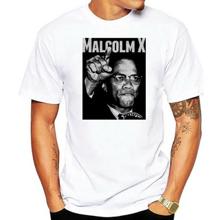 เสื้อยืดผ้าฝ้าย เสื้อยืด พิมพ์ลายตัวอักษร Malcolm X X Rock Off Trade XL สําหรับผู้ชาย 2022