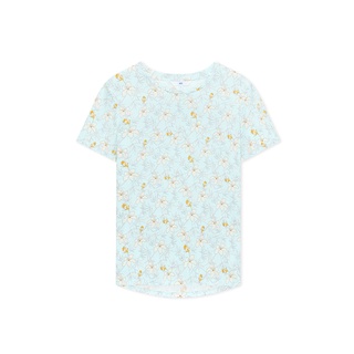 AIIZ (เอ ทู แซด) - เสื้อยืดผู้หญิง คอกลม พิมพ์ลายดอกไม้ Womens Dizzy Floral Printed T-Shirts