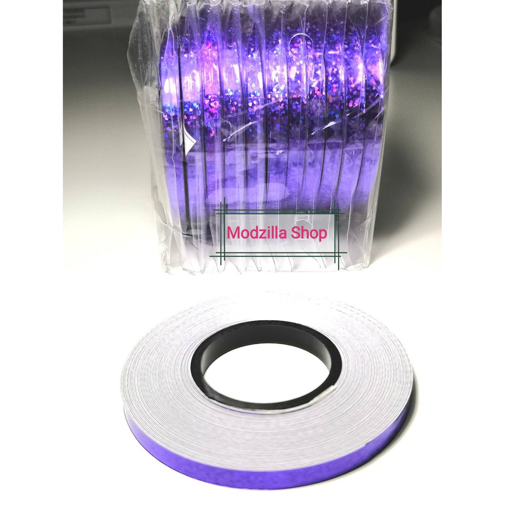 เทปตัดขอบ เทปตีเส้น  เลเซอร์ ขนาด 5 มม. ยาว 8,16 หลา