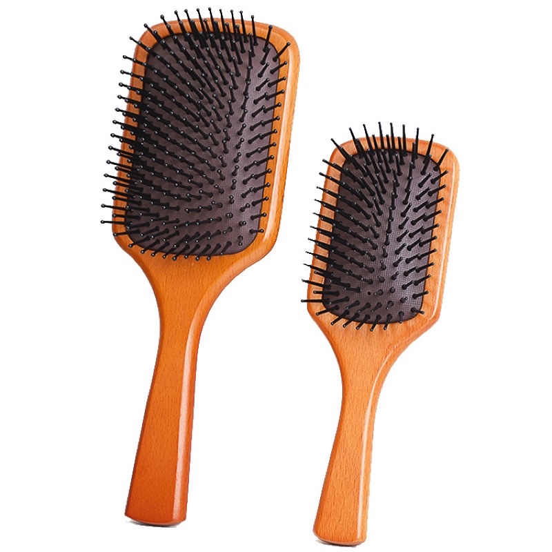 หวี​ หวีแปรง AVEDA เพื่อสุขภาพ นำ้หนักเบา ด้ามไม้ มีกล่อง มี 2 ขนาด จัดส่งที่รวดเร็ว
