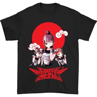 เสื้อยืดผ้าฝ้ายพิมพ์ลายขายดี 【hot sale】☊Oyshriola Babymetal Shirt Mens Soft t Shirts Short Sleeve Cotton Tees Top Black