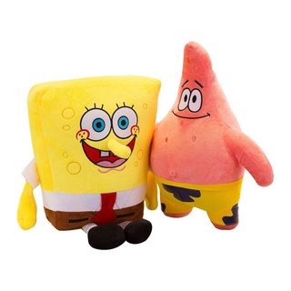 หมอนตุ๊กตานุ่ม รูปการ์ตูนสพันจ์บ็อบ Patrick Star ของเล่นสําหรับเด็ก