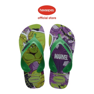 รองเท้าแตะ Havaianas Marvel สีเขียว สําหรับเด็ก