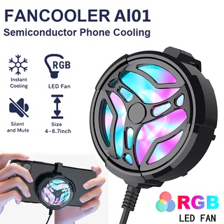 Kipas Pendingin Handphone Al01 Gaming Cooler Radiator Game Ponsel Clip-on Ultra Tenang Dingin Cepat Dingin Dengan Kabel USB Untuk Ponsel 4-6.7 inci cooler hp/phone cooler