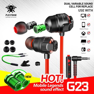 PLEXTONE G23 หูฟัง หูฟังเกมมิ่ง เฮดโฟน พร้อมแจ็ค 3.5 มม สำหรับ PC,PS4,Xbox one,Nintendo Switch, มือถือ และแล็ปท็อป