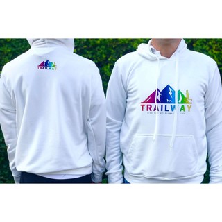 TRAILWAY FUTURE HOODIE - WHITE เสื้อฮู้ด (Unisex)