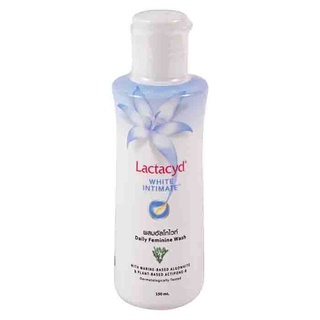 Lactacyd แลคตาซิด ผลิตภัณฑ์ทำความสะอาดจุดซ่อนเร้น สูตรไวท์อินทิเมท 150 มล.