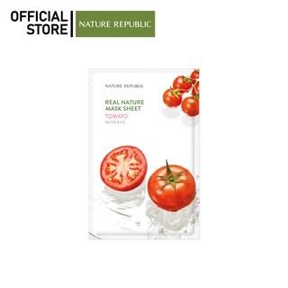 NATURE REPUBLIC REAL NATURE TOMATO MASK SHEET มาส์กหน้า สูตรมะเขือเทศ