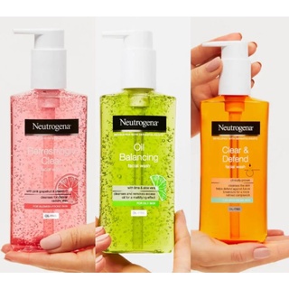 Neutrogena Facial Wash(Grapefruit/Oil Balancing/Clear &amp; Defend)