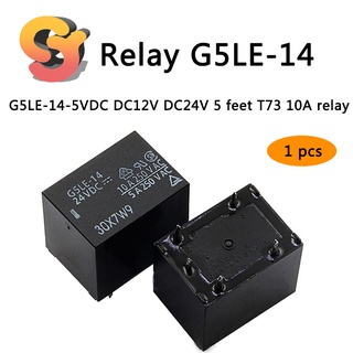 [พร้อมส่ง] รีเลย์ G5LE-14-5VDC 12VDC 24VDC 5-pin T73 10A DC5V DC12V DC24V