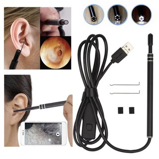 พร้อมส่ง 2 in1เครื่องมือทำความสะอาดหูHD VisualหูMultifunctional Earpick 5.5มม.Miniกล้อง Android PC หูOtoscope