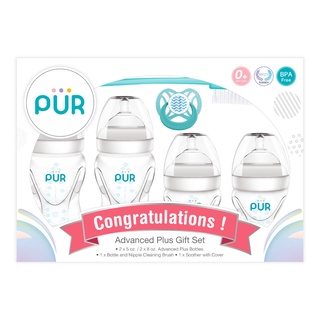 Pur ชุดกิ๊ฟเซ็ท Advanced Plus Gift Set ขวดนมคอกว้าง