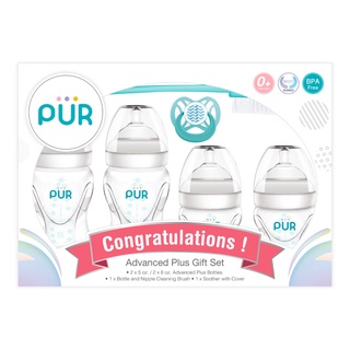 Pur ชุดกิ๊ฟเซ็ท Advanced Plus Gift Set ขวดนมคอกว้าง