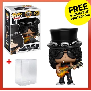 ฟิกเกอร์ Funko Pop Rocks: Music Slash 51 Guns N Roses พร้อมตัวป้องกัน ของเล่นสําหรับเด็ก