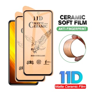 Tecno Camon 17 Pro 17P Matte Ceramic Tempered Glass for Tecno Camon 16 SE 16S 15 Pova Spark 7 Pro 6 GO POP 5 Anti-fingerprint Ceramic Matte Screen Protector