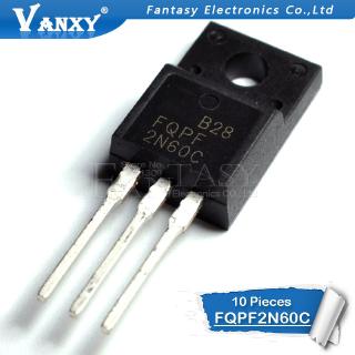 10PCS FQPF2N60C TO-220f 2N60C 2N60 TO220 FQPF2N60 TO-220 new MOS FET transistor