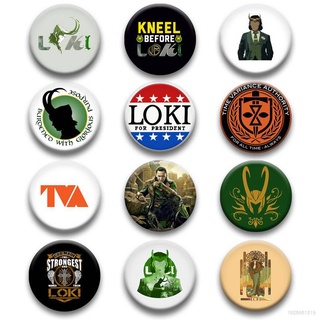 ป้ายโลกิ The Avengers Superhero Loki Tinplate สําหรับตกแต่งฉลอง 12 ชิ้น/ชุด U.S. Drama Loki