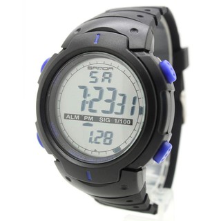 Sport Watch SAMDA (Magnifier) นาฬิกาชาย-หญิง สายยาง Digital 3 ฟังก์ชั่น - SM019