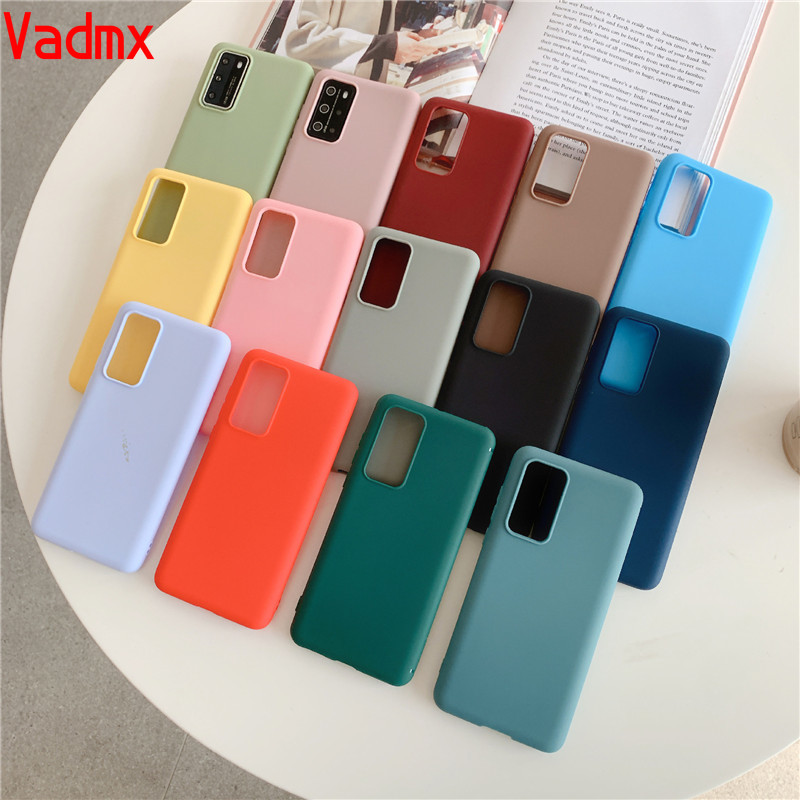 Candy Color Silicone Phone Case For Samsung Galaxy S20 Fan Edition Note 20 S20 Ultra Matte Back Cover