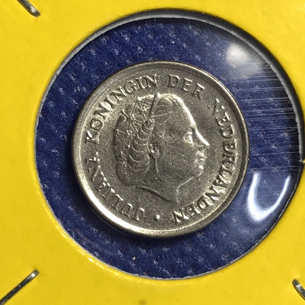 เหรียญเก่า14359 ปี 1962 เนเธอร์แลนด์ 10C เหรียญต่างประเทศ เหรียญหายาก เหรียญสะสม