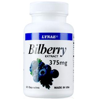 Lynae bilberry 375 mg. 60 capsules