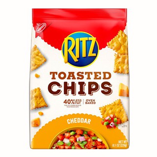 🔥HOT🔥 Ritz Toasted Chips Cheddar 229gคุณภาพระดับพรีเมี่ยม