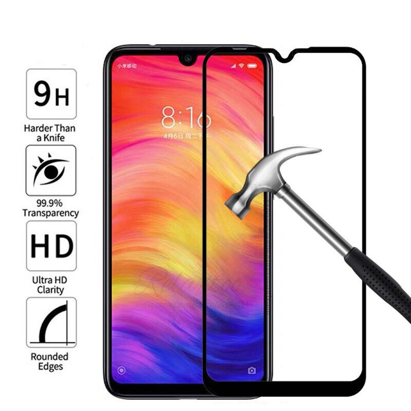 ฟิล์มกระจกแบบเต็มจอกันรอยหน้าจอ สำหรับ Xiaomi Redmi A4 5G /Note14 4G 5G /Note14pro/Note14proplus/Note 10 10S 9A 8A 7A 9C