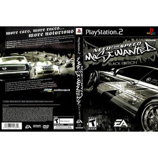 NEED FOR SPEED MOST WANTED BLACK EDITION [PS2 US : DVD5 1 Disc]