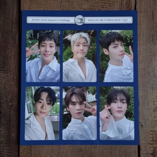 [แท้/พร้อมส่ง​] โฟโต้การ์ด​ Photocard Astro 2022 Seasons Greetings Coffee or Tea Tea ver.