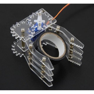 Acrylic Robot Claw Manipulator Arm SG90 Servos Smart Gripper แขนจับสำหรับหุ่นยนต์ (ไม่มีรวมเซอร์โว)