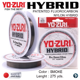 สาย YO-ZURI HYBRID สี Smoke