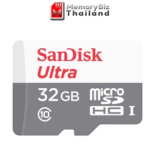 SanDisk Micro SD Card SDHC Ultra Class10 32GB อ่าน100MB/S (SDSQUNR-032G-GN3MN) เมมโมรี่ แซนดิส โทรศัพท์ แท็ปเล็ต Android