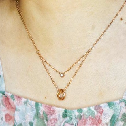 [REAMENT] Bllow NECKLACE - สร้อยคอไทเทเนียม - FOREVER ANTI RUST - รหัส ICK0012